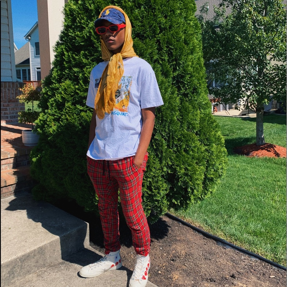 Red Plaid pants